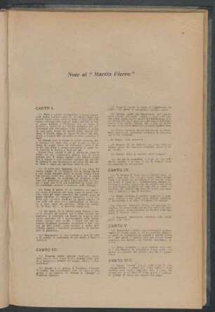 Note al "Martín Fierro"
