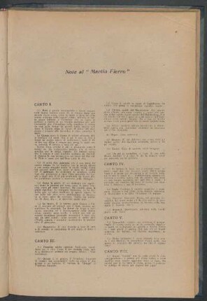 Note al "Martín Fierro"