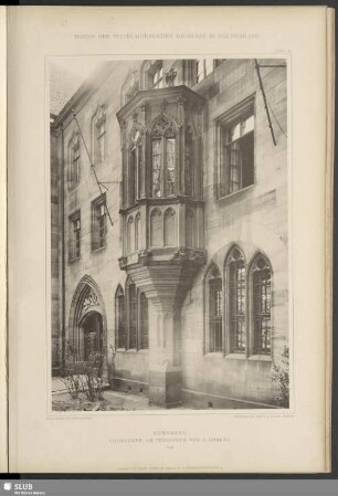 Nürnberg, Chorerker am Pfarrhofe von S. Lorenz
