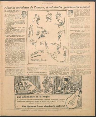 La vocación de Zamora no era el football, sino el toreo
