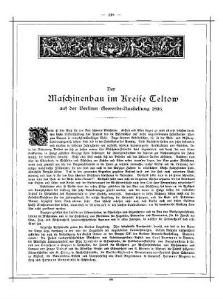 Der Maschinenbau im Kreise Teltow auf der Berliner Gewerbe-Ausstellung 1896