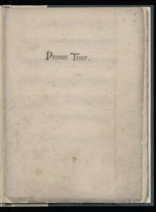 Primus Tenor