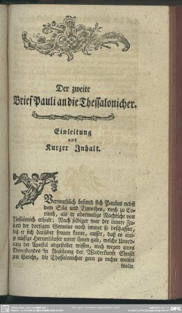Der zweite Brief Pauli an die Thessalonicher