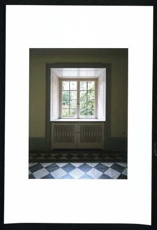 Landhaus Dr. Franz Oppenheim, Berlin-Wannsee: Innenansicht Fenster in ehem. Galerie, 2009
