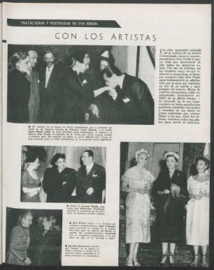 Con los artistas