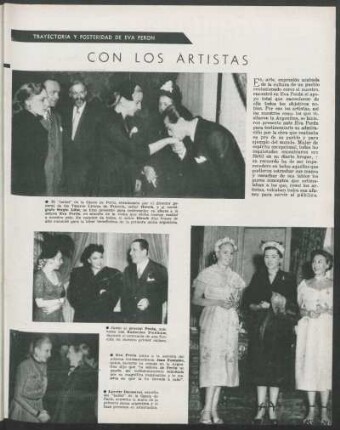 Con los artistas