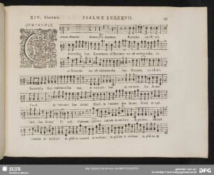 XIV. Cantate Domino canticum novum