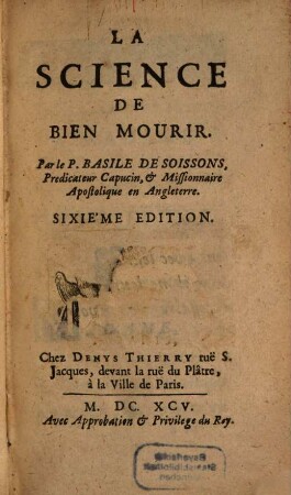 La science de bien mourir