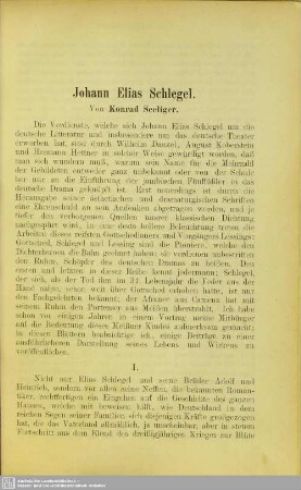 Johann Elias Schlegel
