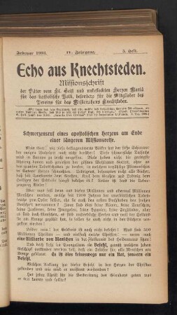 Februar 1903. 5. Heft