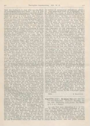 412-414 [Rezension] Engeström, Adolf von, Om Judarne i Rom under äldre tider och deras Katakomber