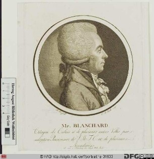 Bildnis François-Jean-Pierre Blanchard