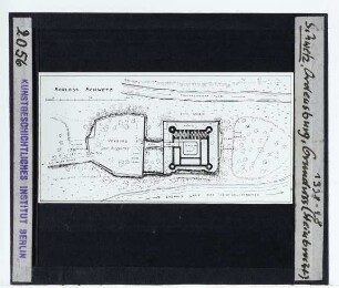 Schwetz, Deutschordensburg : Lageplan, Grundriss