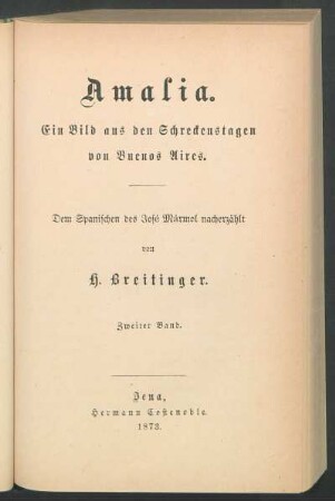 Zweiter Band