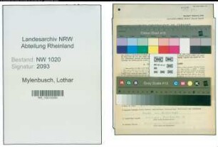 Entnazifizierung Lothar Mylenbusch , geb. 19.12.1921 (Polizist)