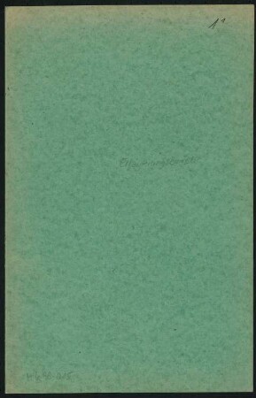 Kläranlage Monatskonkurrenz März 1918: Erläuterungsbericht, 15 S.