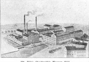 Wurzen. Stadtmühle Wurzen, 1913, aus: Die Mühle vom 17. April 1925