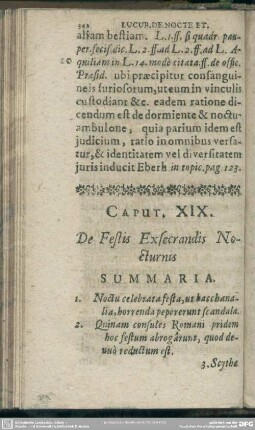 Caput. XIX. De Festis Exsecrandis Nocturnis