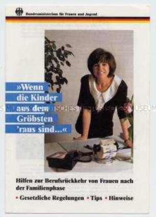 Flugschrift mit Hinweisen zur Kindererziehung
