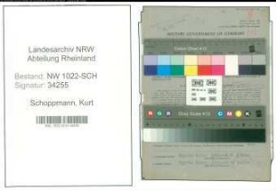 Entnazifizierung Kurt Schoppmann , geb. 17.01.1910 (Jurist)