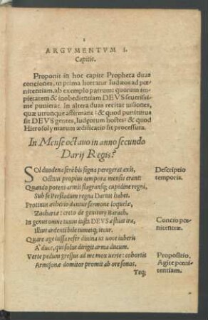 Argumentum I. Capitis.
