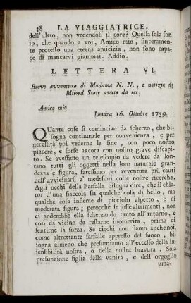 Lettera VI.