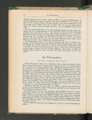 Der Wald marschiert