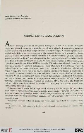 12: Widoki zamku łańcuckiego
