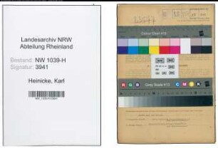Entnazifizierung Karl Heinicke , geb. 03.12.1912 (Angestellter)
