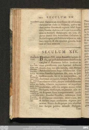 Seculum XIV.