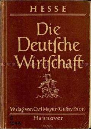 Völkisches Lehrbuch über Wirtschaftsgeschichte und Wirtschaftspolitik