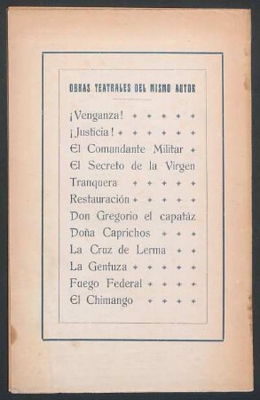 Obras teatrales del mismo autor
