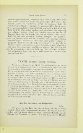 XXXVII. Johann Georg Forster