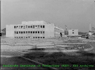 Baustelle der Schule für Kerntechnik (SKT), von Süden