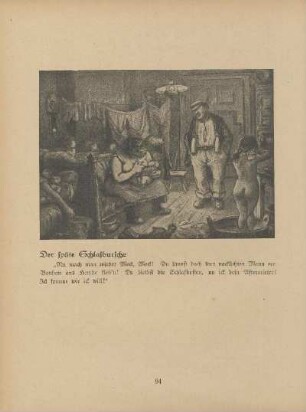 Der späte Schlafbursche