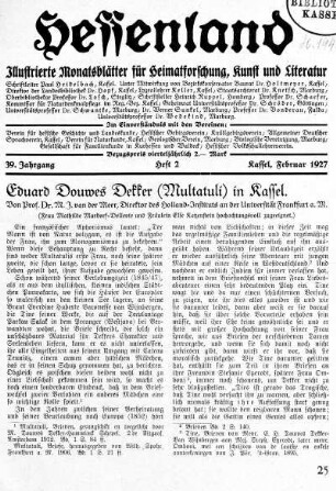 Heft 2, Februar 1927