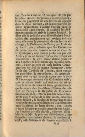 Arrest de la cour du Parlement de Bordeaux ... : ... 1762