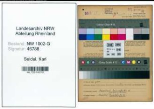 Entnazifizierung Karl Seidel, geb. 04.09.1892 (Friseur)