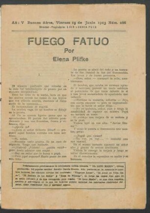 1923028600: Fuego fatuo