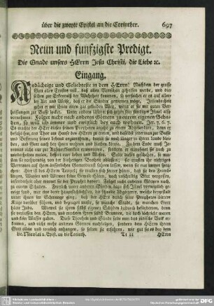Neun und funfzigste Predigt