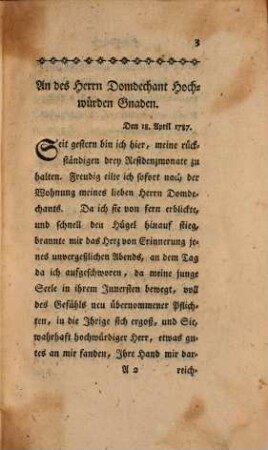 Briefe Zweener Domherren : Im April und Mai 1787