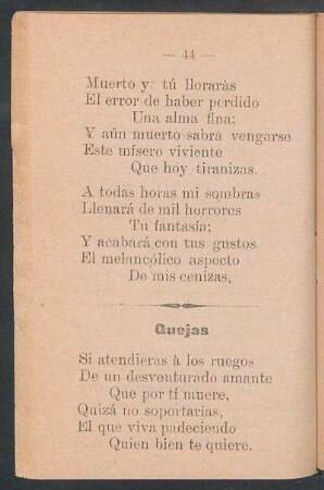 Quejas