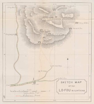 Sketch map of the Lo-Fou mountains