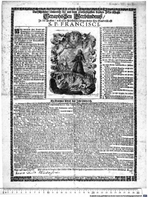 Ausführlicher Unterricht der mit dem allerheiligisten Leyden JEsu Christi Seraphischen Verbündnuß, In der Uralten, von vilen Päbsten hochbegnadeten Ertz-Bruderschafft S. P. FRANCISCI