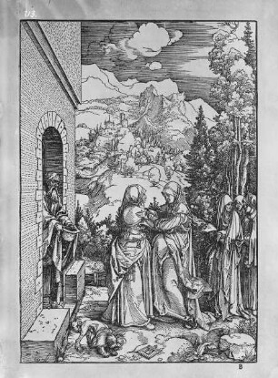 Große Passion, Apokalypse und Marienleben — Marienleben — Mariä Heimsuchung