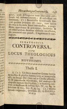 547-569, Thesis I. - V.