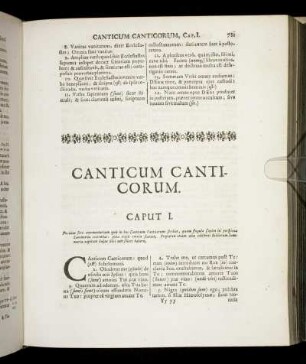 Canticum Canticorum.