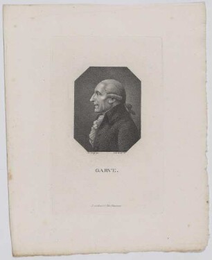 Bildnis des Christian Garve