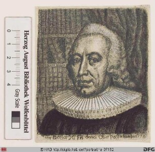 Bildnis Johann Christoph Friderici
