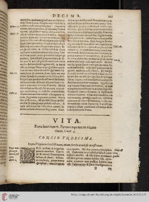 Vita. Concio Undecima